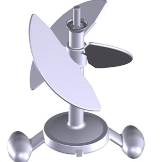 Aero Magnetic Motor On Impeller