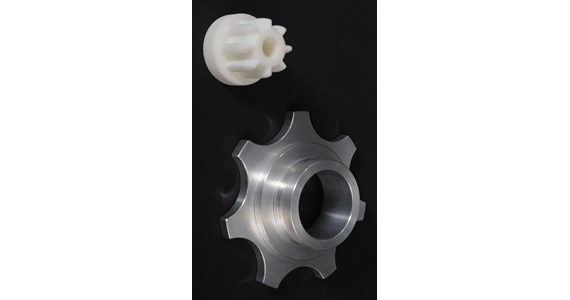 ID39 B and OD150 HPD disc and white nylon sprocket